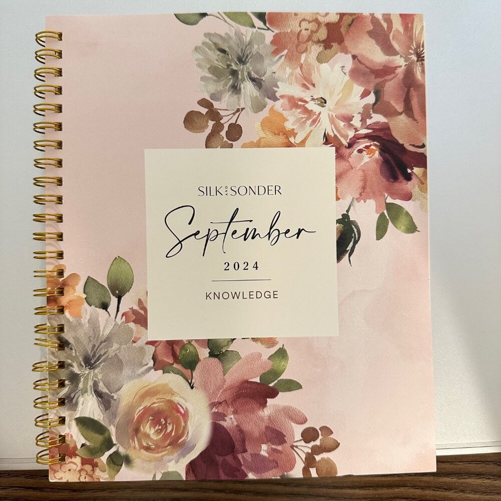 Silk and Sonder new journal planner September 2024